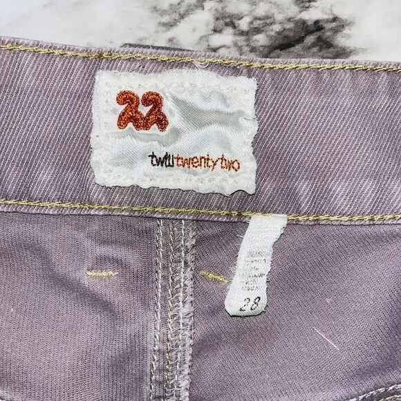 Twill Twenty Two | Anthropologie | Shorts Bermuda | Grey | Womens | 28 - Picture 7 of 7